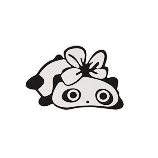 2шт прекрасный глаз/панда мультфильм светоотражающий автомобиль зеркало заднего вида наклейка наклейка декор