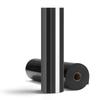 VEVOR Heat Transfer Vinyl, 304.8 x 21336mm, Glossy Black HTV Iron on Vinyl Roll, Easy to Cut and Weed, Strong Adhesion