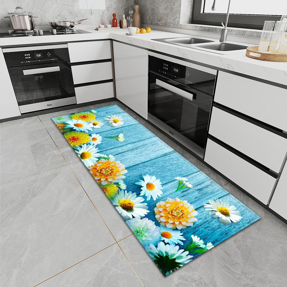 Коврик для кухни, коврик для входной двери, ковер для спальни, коридора, ванной комнаты, нескользящий пол, ковер с рисунком для гостиной