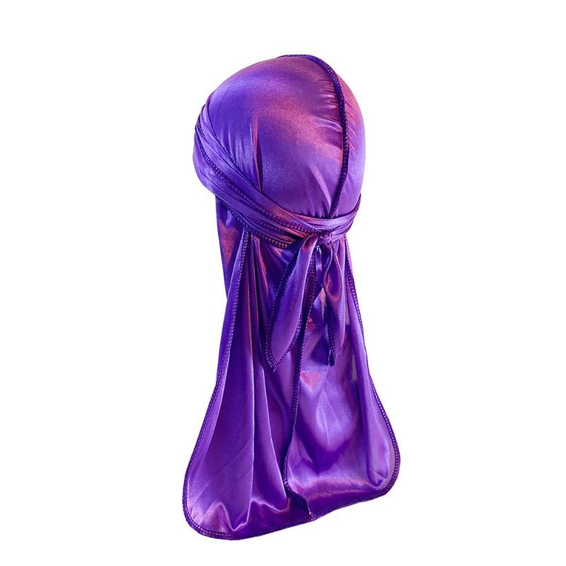 Уличный танцевальный велоспорт шарф на голову на резинке эластичный утолщенный плотный легкий тканевый длинный хвост шляпа SILKY DURAG