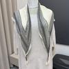 Cotton And Linen Triangle Scarf Summer Thin Silk Scarf Women'S High-End Shawl Women'S Versatile Belt Japanese And Korean Fart Curtain Scarf