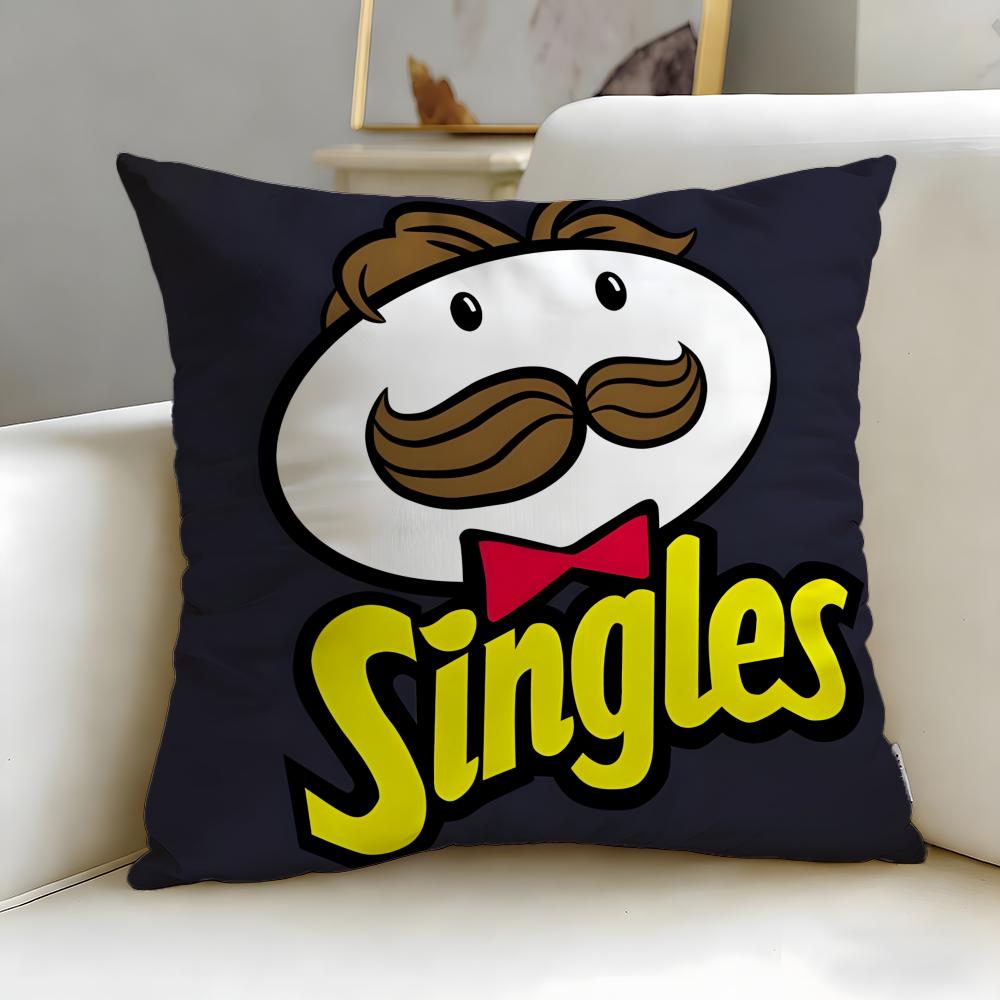 Классический бренд снеков Pringles Наволочка Мягкая и Легко стирающаяся – Универсальная для Дивана, Кровати, Путешествий и Офиса