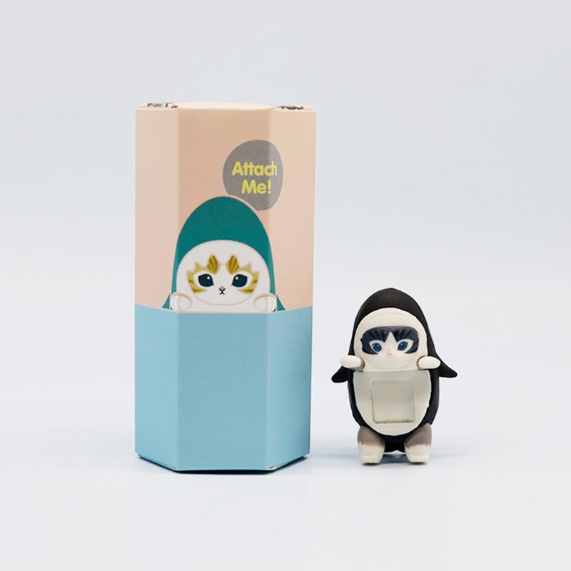 1/12 шт. Фигурки кошек Kawaii, слепая коробка, фигурка, милая кукла, таинственная коробка, мобильный телефон, автомобиль, декор, аксессуары, игрушки
