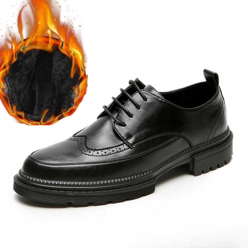 Мужские кожаные туфли с британской заостренной головой, мужские туфли с резным узором, на шнуровке, деловая повседневная обувь, поставка от производителя, цельная Px25-M