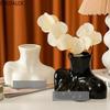 Modern Creative Ceramic Crafts Bust Body Sculpture Art Vase Living Room Flower Arrangement Desktop Decoration Home Decoration