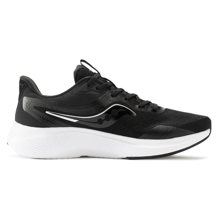 Saucony Lancer Breathable Lightweight Breathable And Lightweight Low top Running Shoes Unisex Black Discoloration S28175-4