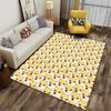 Cute Cartoon Shiba Inu Pattern Carpet suitable as a non-slip mat for the living room or bedroom sofa