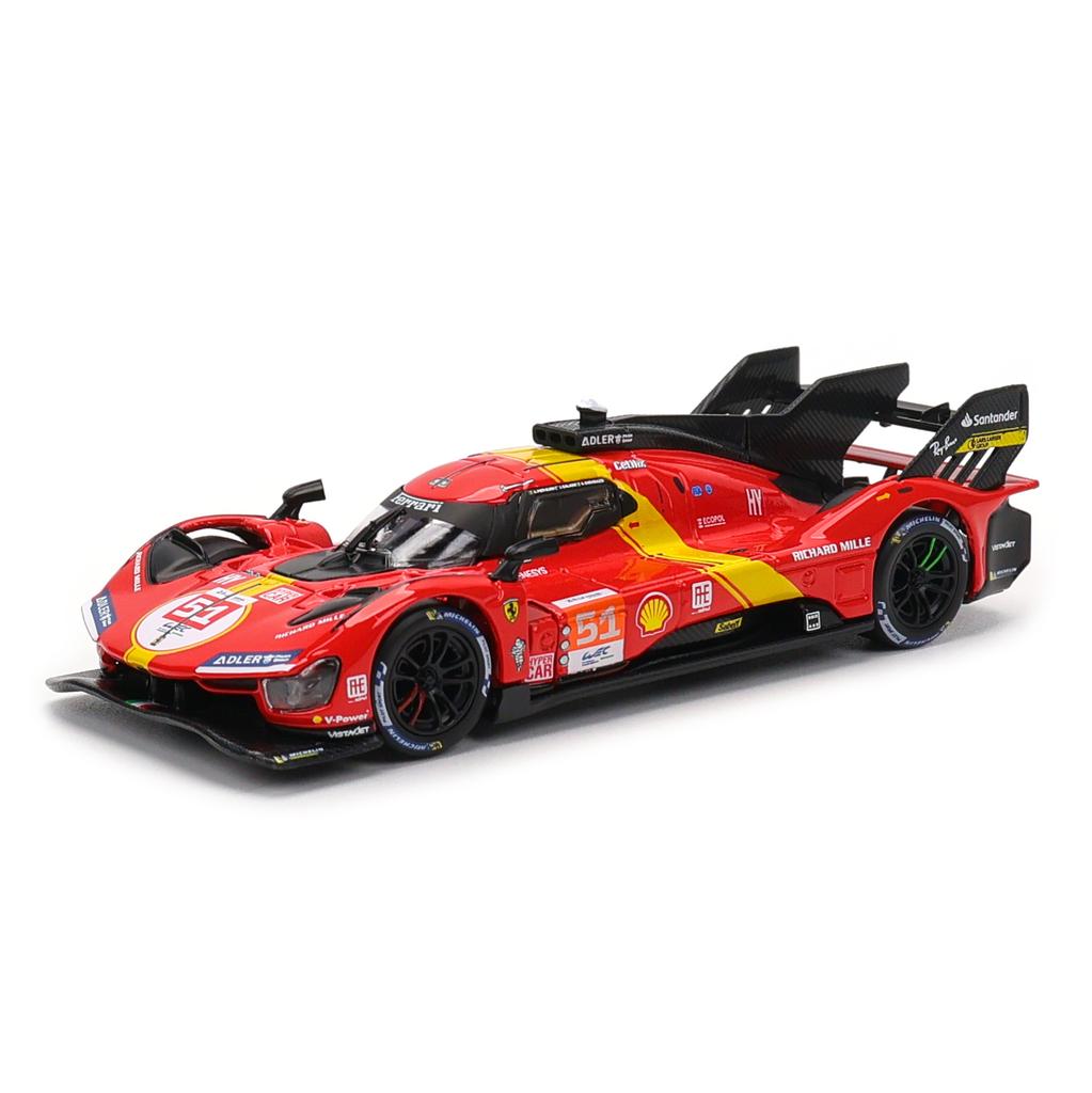 Ббураго 1:43 Ле-Ман Ferrari 499P 296 488 250 512 Сплав Роскошный Автомобиль Металлическая Литая Модель Машинки Игрушка Коллекция Подарок
