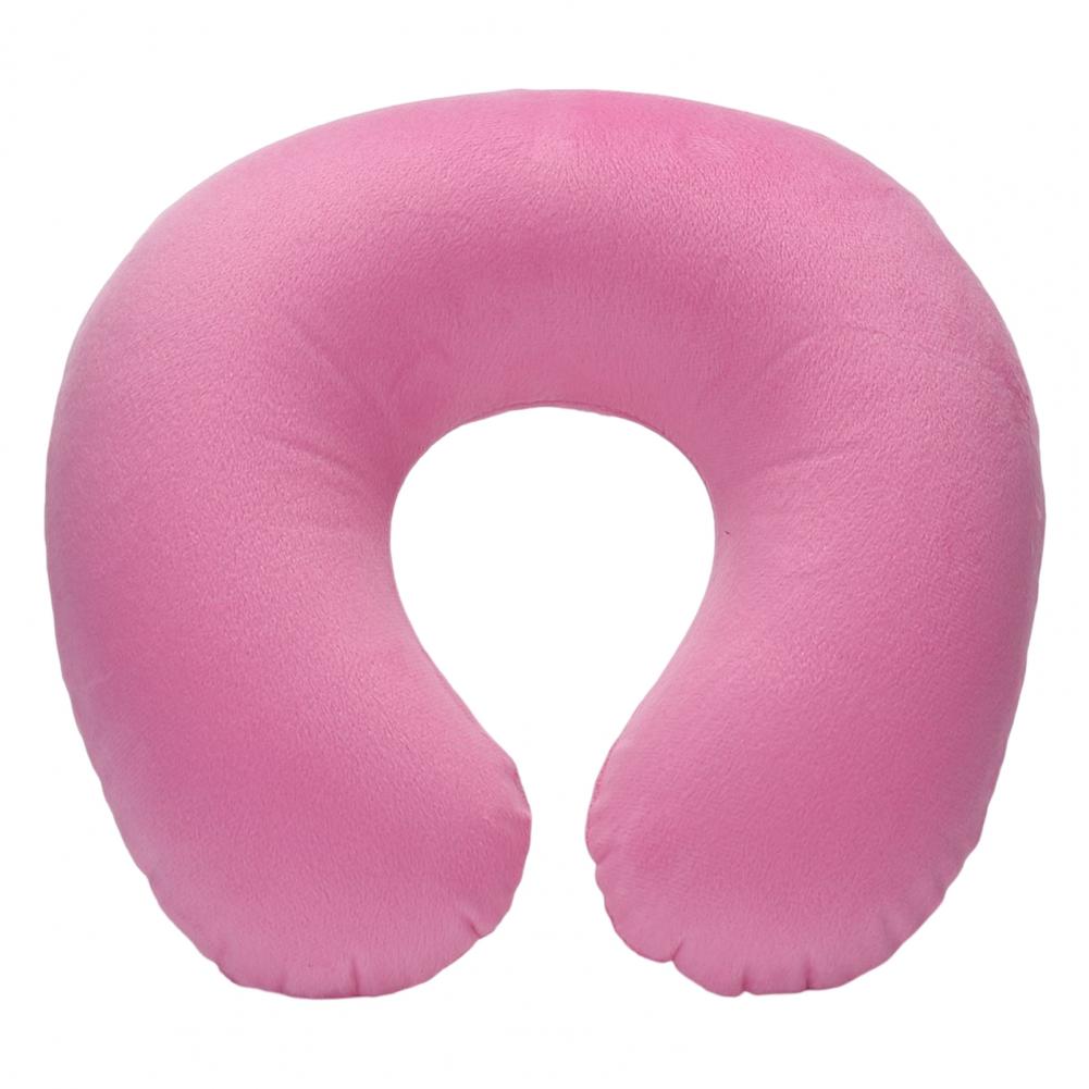 U-shaped Neck Pillow Inflatable Memory Foam Fatigue Relief Travel Pillow Flight Headrest Sleep U-shaped Cushion for Plane