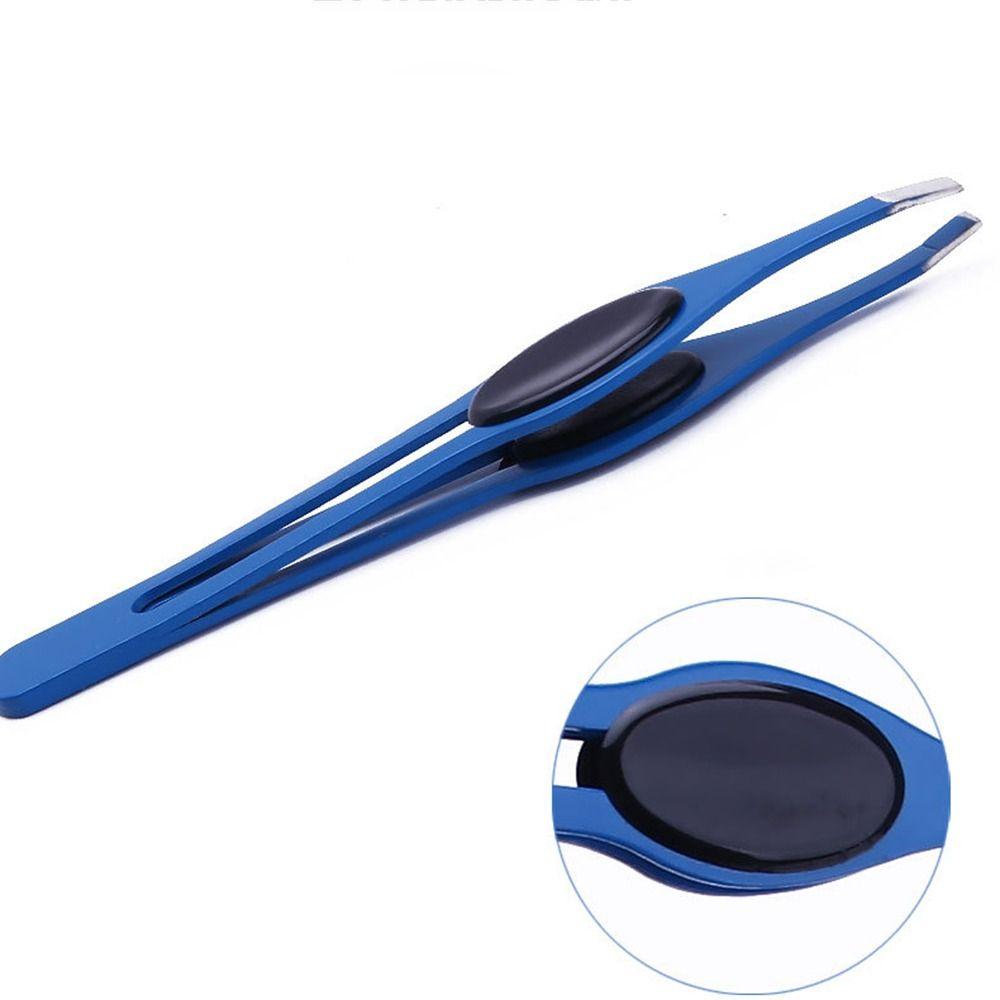 Нескользящая ручка наклонные зажимы для бровей удаление волос накладные ресницы пинцет макияж инструмент для женщин