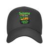 Swinging for the Wild Side Pineapple Graphic Baseball Cap Polyester Outdoor Adjustable Casual Hat