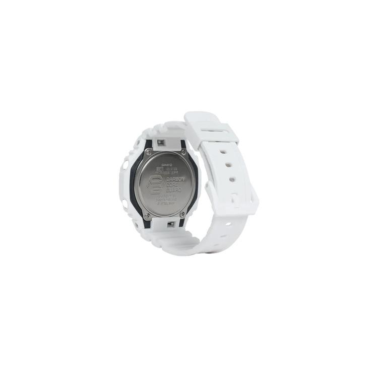 Casio Мужские часы с двойным дисплеем (жидкокристаллический/аналоговый) Серия Черные часы GA-2100-7A-