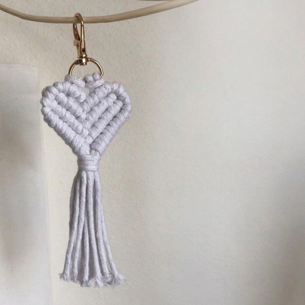 Cute Handwoven Keychains Pendant Style Mobile Phone Bag Pendant Car Keyring Gifts For Women Gift