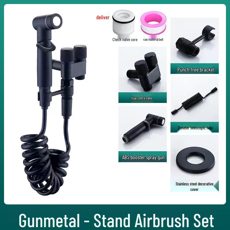 Полностью медный набор биде с напорным распылителем для ванной комнаты