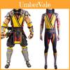 Костюм для косплея Скорпиона из Mortal Kombat из ткани лайкра для фанатов игры