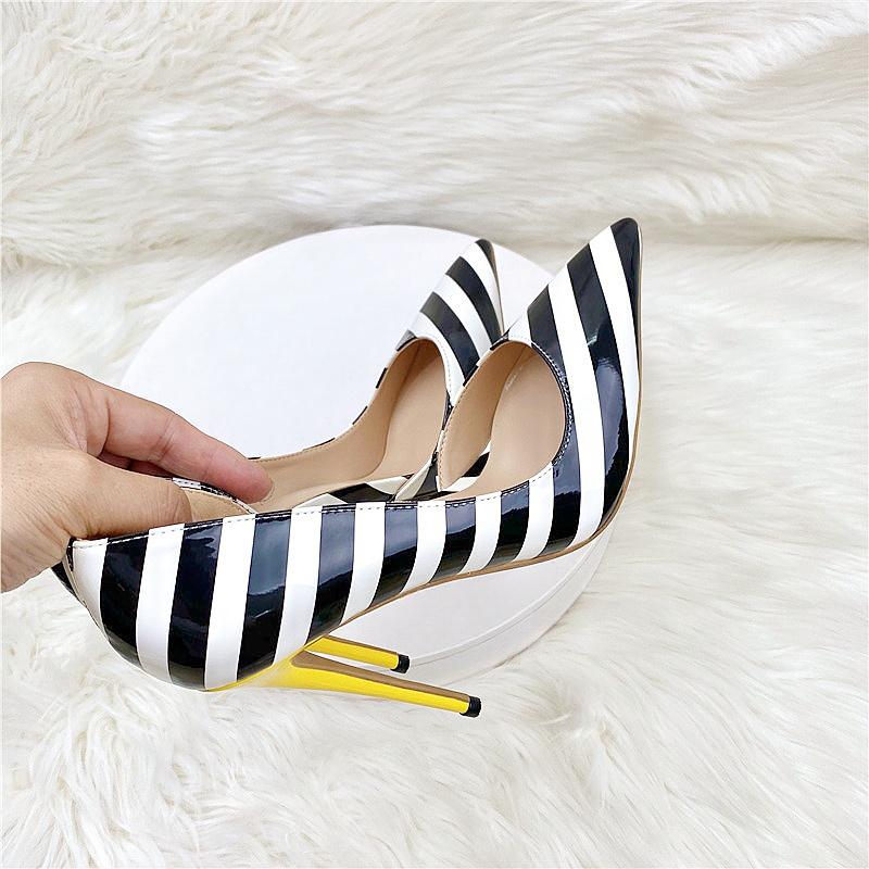 Модные женские туфли-лодочки с зебровым принтом, туфли для платья, банкетные женские туфли на высоком каблуке