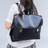 Genuine Leather Backpack for Women Large Capacity Laptop Bag Minimalist Business Commuter Handbag Convertible Shoulder Pack