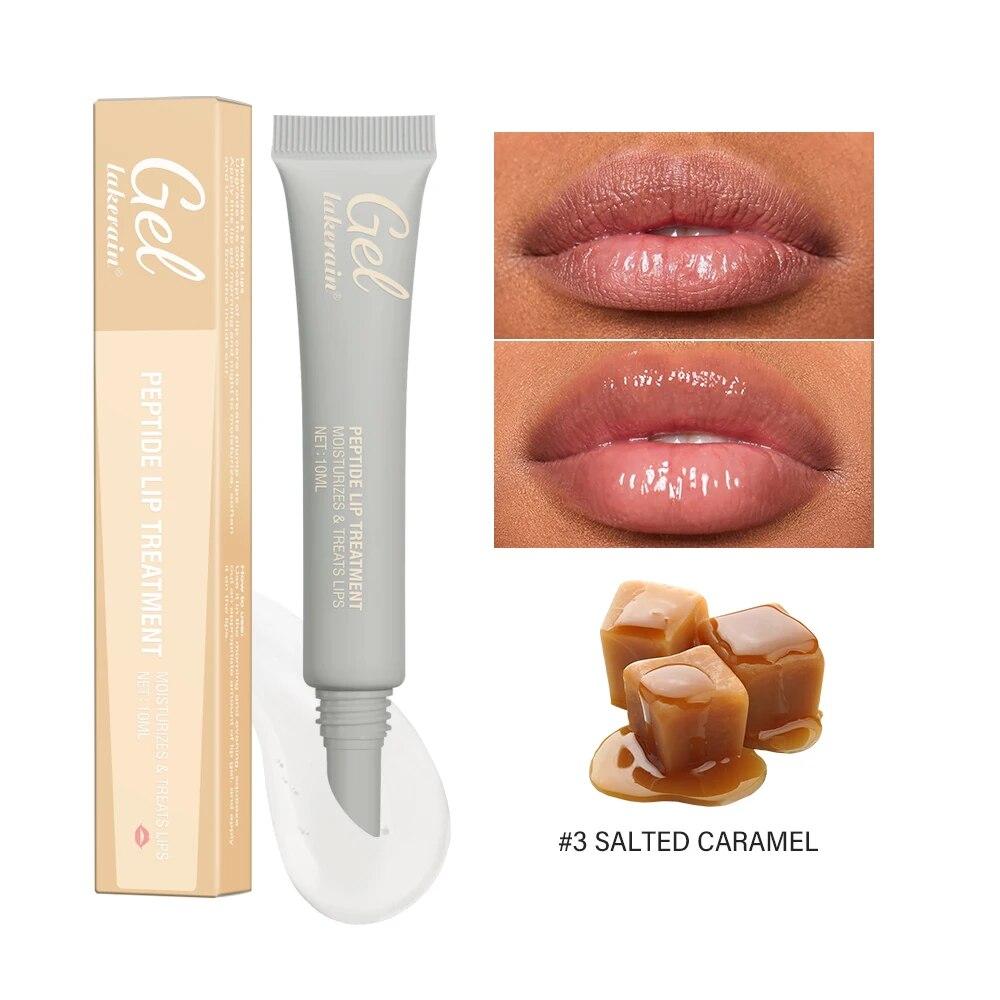 Moisturizing Peptide Lip Treatment Lip Mask Gel Remove Dead Skin Lipstick Base Lip Cream Lip Care 10ml