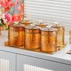 Многосекционный контейнер для хранения продуктов Прочная пластиковая банка с крышкой Кухонные принадлежности для хранения специй, риса и приготовления еды