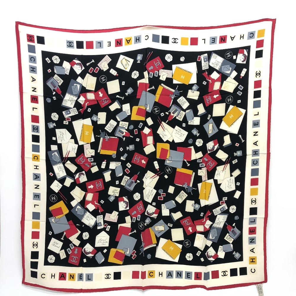 CHANEL Multi-design CC Mark No.5 Apparel Large Stole/Shawl Vintage Shawl Scarf