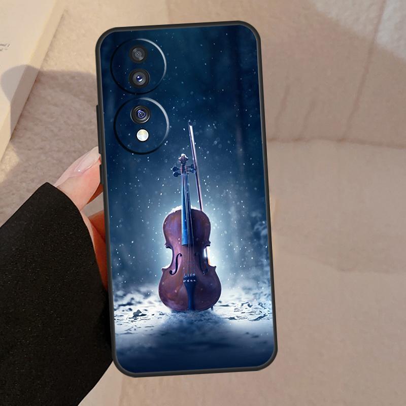 Чехол для скрипки и фортепиано для Honor Magic 5 Lite Pro 50 70 90 8X 9X X6 X7 X8 X9 Honor X6a X7a X8a X9a X9b Чехол