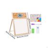 Детский мольберт для рисования двухсторонний развивающий игрушка для письма и рисования на английском языке