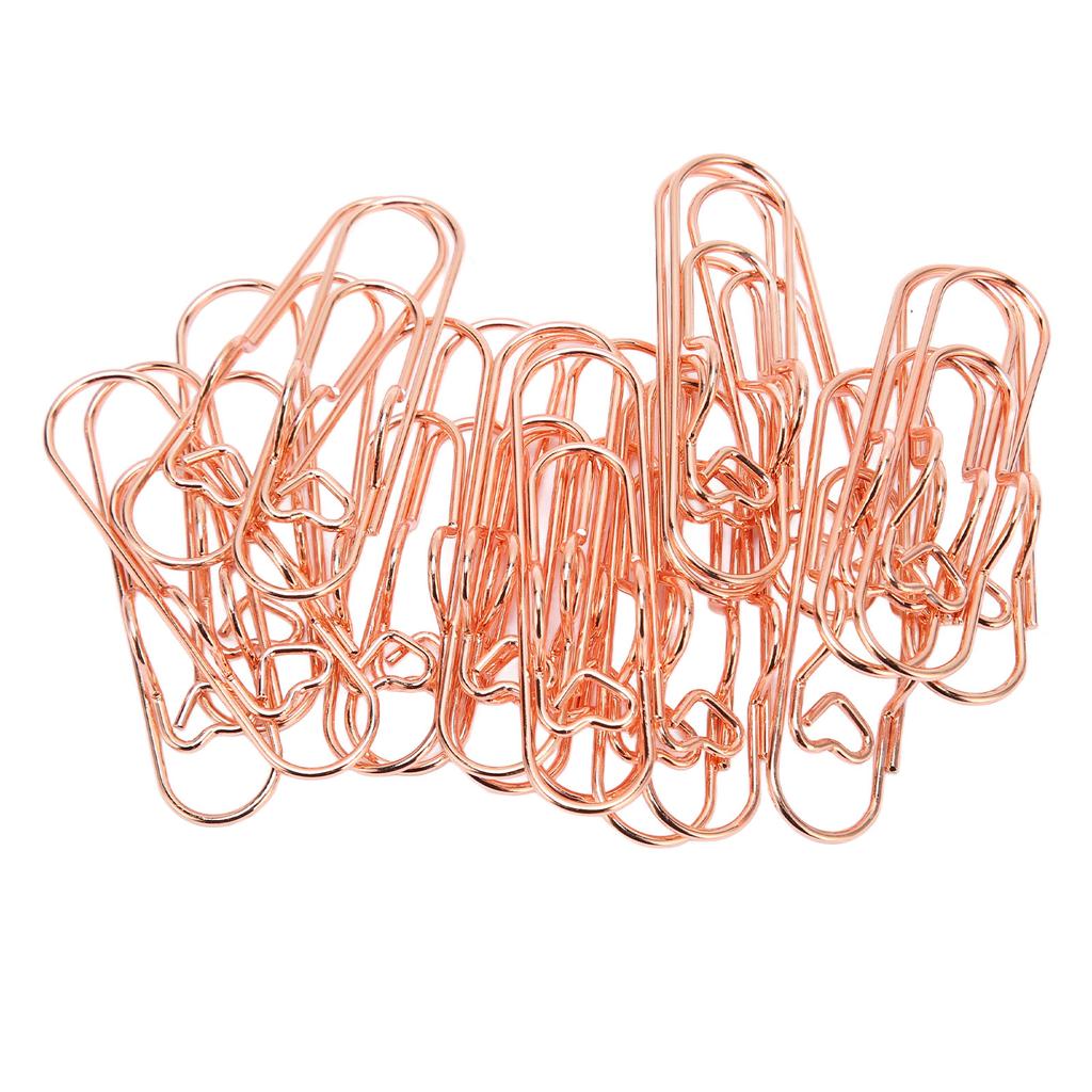 20pcs Pen Clips Metal Bookmark Paper Clip Stationery Tool Pen Holder Clips for Notebooks Book  