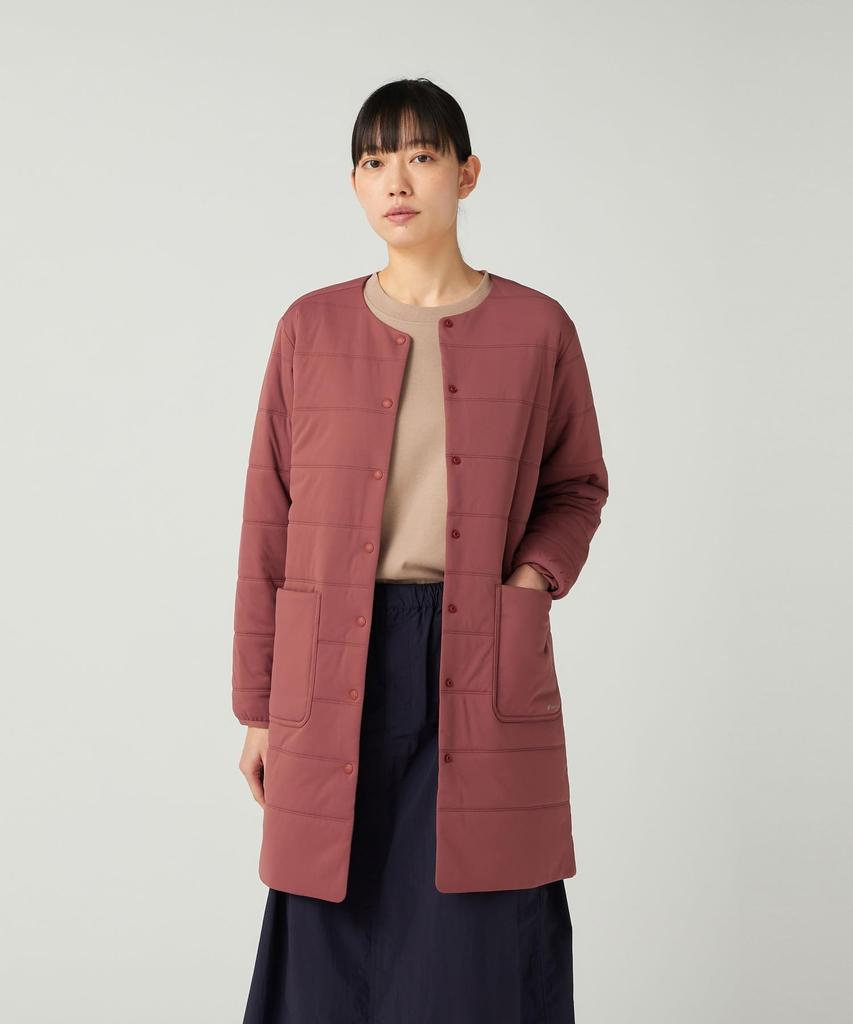 Snow Peak Flexible Insulated Long Cardigan Light Size SW-25AW001 (Women's Cardigan, Brown, 3)