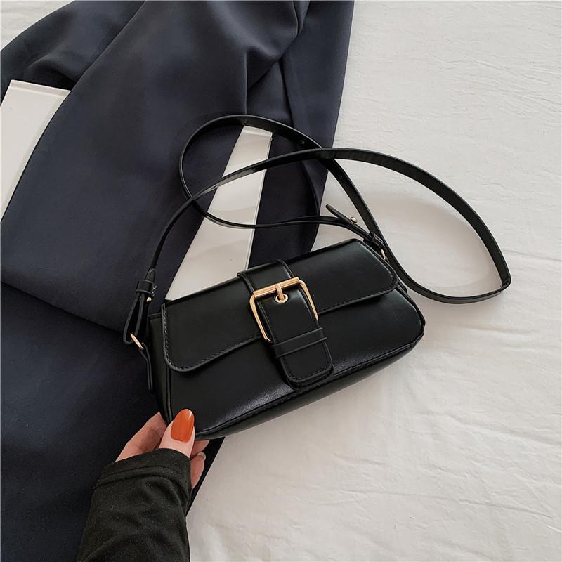Fashionable Casual Shoulder Bag For Daily Use Synthetic Leather Small Square Crossbody Bag With Phone Pocket