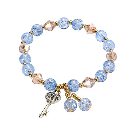 Браслеты на удачу для женщин, винтажные ювелирные изделия ручной работы с подвеской-ключом, свадебные подарки для невест