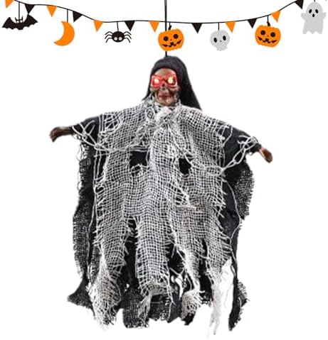Halloween Ghost Ornaments Room Decorations Party Supplies Indoor Outdoor Garden Terrace Haunted House Front Yard