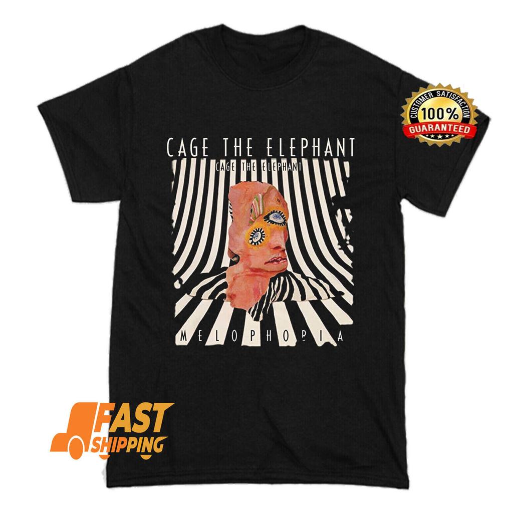 Cage The Elephant Band Short Sleeve Black Men Women T Shirt