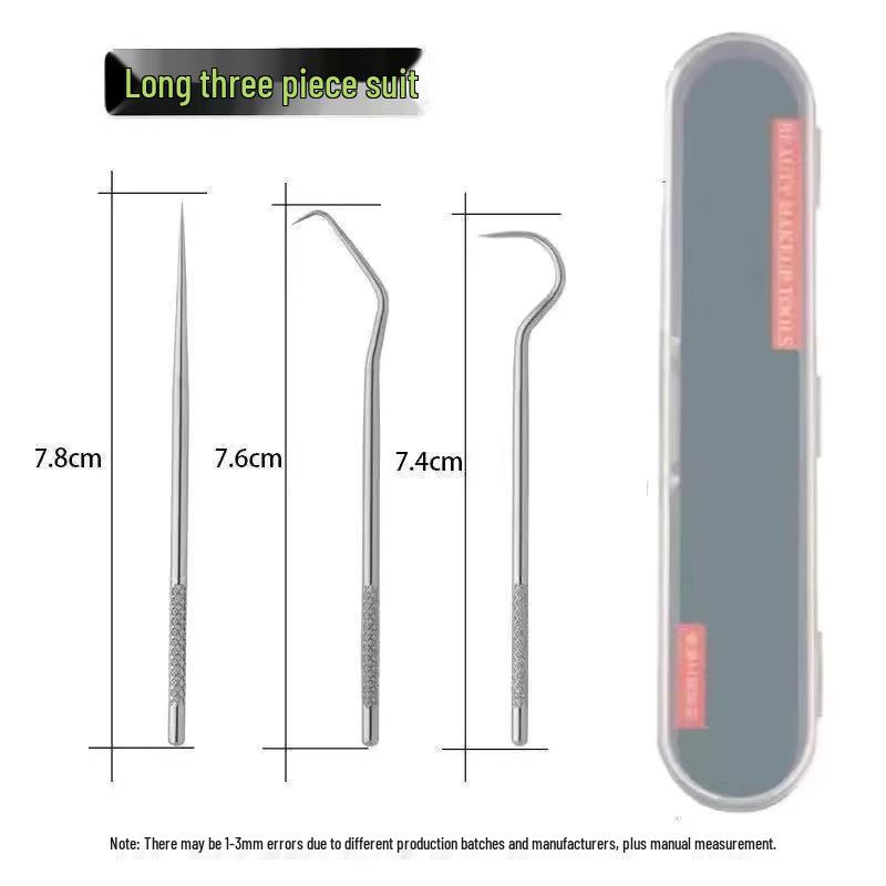 Портативные ультратонкие зубочистки-флоссы из нержавеющей стали с металлической коробкой - Семейная упаковка