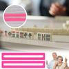 Mahjong Line Finder Translucent Ruler for Mahjong Cards Bright Mah Jong Rules Reader And Strategy Guide for Enthusiasts Beginners