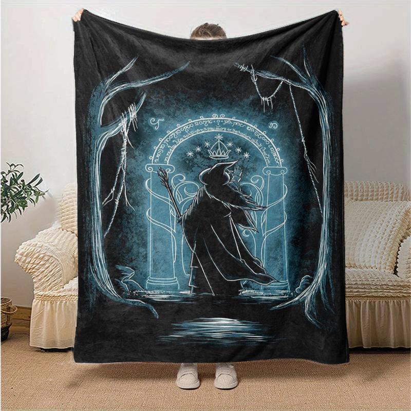 Shadowy Portal Print Blanket, Soft Blanket For Sofa Office Bed And Travelling Daughter Birthday Gift