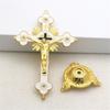 Christian Catholic Cross Decoration Ornament Catholic Symbol Statue Crucifix Pendant Desktop Decoration