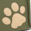 Paw Motif Handbag 33501 [Kitamura] P-0690 Women's Khaki/Beige [Green]