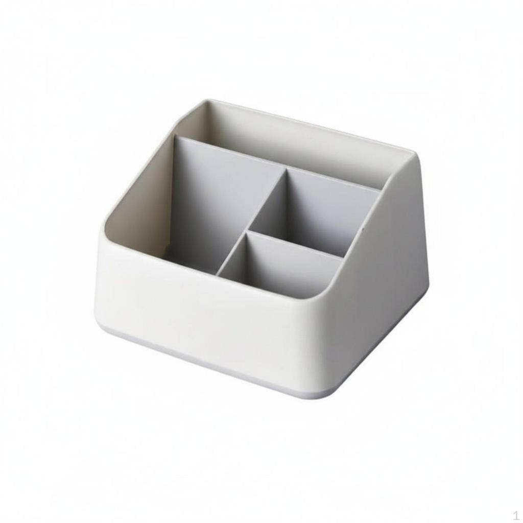 TV Control Holder Minimalist Design Tiered MultiFunctional Desktop Organizer for Office