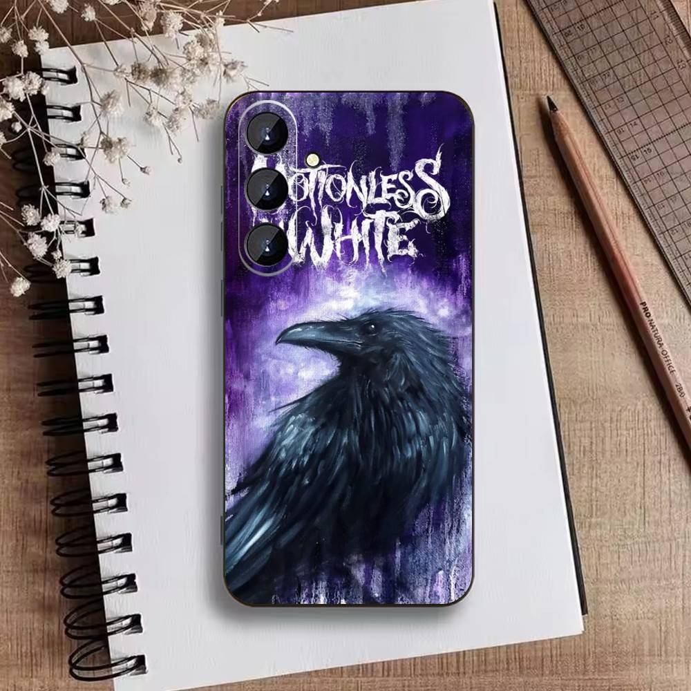 Чехол для телефона D-Motionless In W-White для Samsung Galaxy A73, A21s, A22, A31, A52, A53, A71, A41 Мягкий черный корпус
