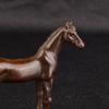 Антикварные металлические фигурки лошадей с длинным хвостом, миниатюрные украшения фэн-шуй, зодиакальные животные, мини-украшения для рабочего стола, поделки