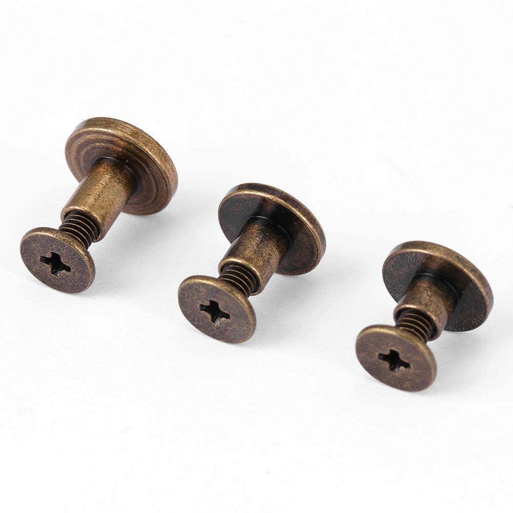 Плоские винты латунные 20 шт, фурнитура под медь