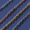 & Components Rose Gold Jewelry Accessories Extender Safety Chain Extender DIY for Bracelet Necklace