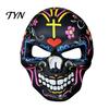 Haunted House Cosplay Accessories Day of The Dead Skull Masque, Halloween Sugar Full Face Unique Photo Prop for Parties Masquerade Party