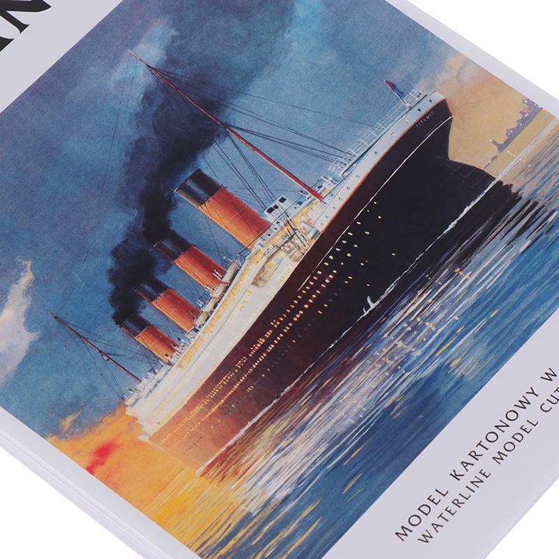 1:400 DIY Handcraft Titanic Ship 3D Бумажная Модель Наборы Игрушки