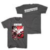 Винтажная Эпоха Уличная Одежда Топы Kmfdm Gerunisex Группа Индустриальный Метал Рок Оверсайз С Принтом Футболки Повседневные Свободные Короткий Рукав Унисекс