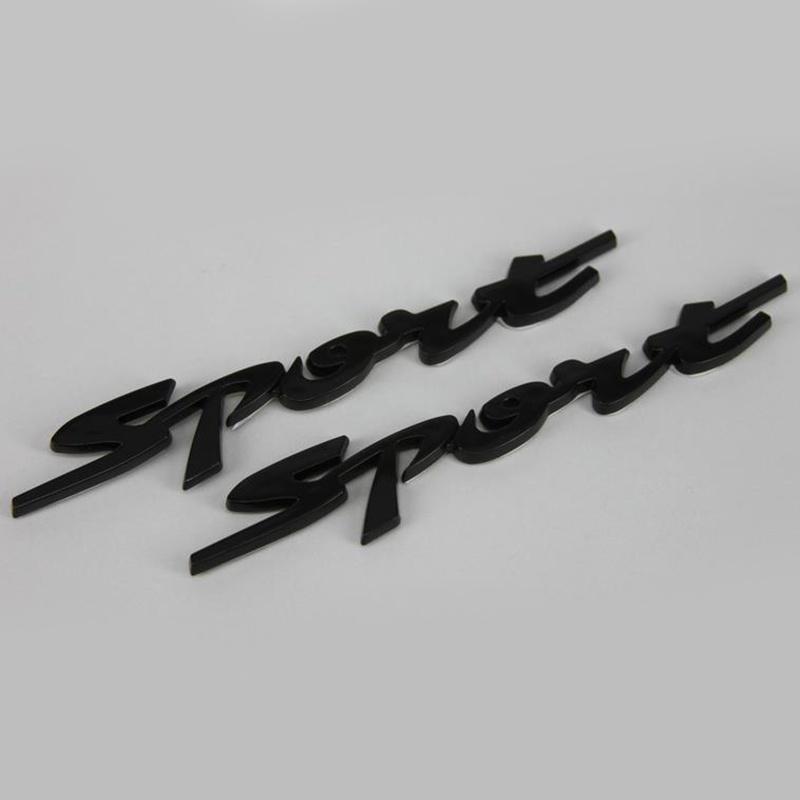 Автомобильные наклейки самоклеящиеся АБС-пластик Спортивная эмблема значок авто хвост аксессуары наклейки 3 цвета