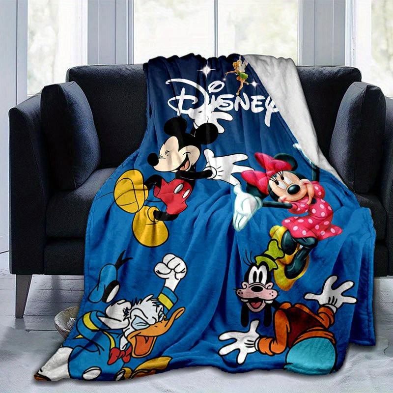 Mickey and Minnie Cartoon Blanket, Short Plush Cute Warm Blanket, Living, Soft Warm Bedding Coverlet,Unique Gift Idea.