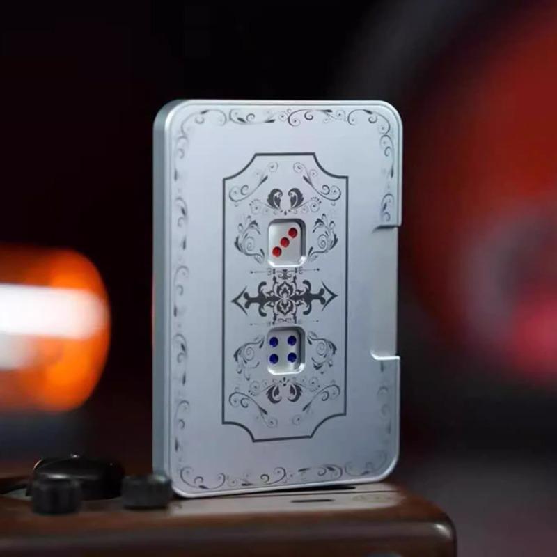 Металлические Кости Вращалка Спиннер Карточная Игра Нажимная Вращающаяся Рулетка Юла Наконечник EDC Снятие Стресса Игрушка Счетчик Тревожность Взрослые