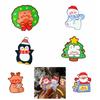 50PCS/set Santa Christmas Lollipop Paper Card Cartoon Penguin Card Insert Kids Gift