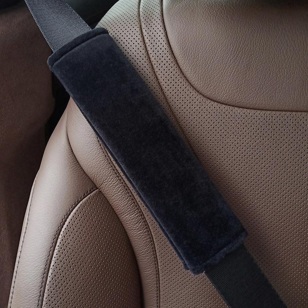 Регулируемый автомобильный ремень безопасности, наплечная накладка, плюшевые автомобильные аксессуары для интерьера, наплечная защита для взрослых